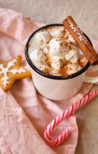 Candy Cane Marshmallow with Cinnamon