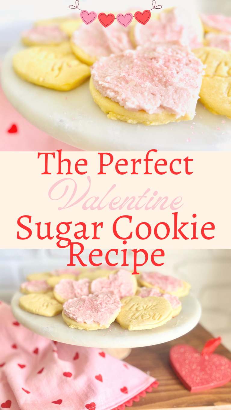 The Perfect Sugar Cookie Valentines