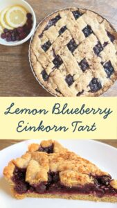 Lemon Blueberry Einkorn Tart